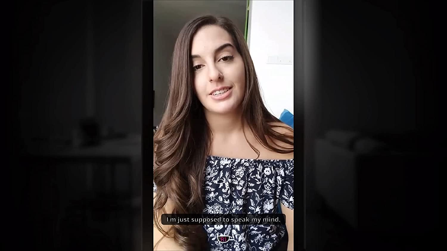 I'm just supposed to speak my mind.