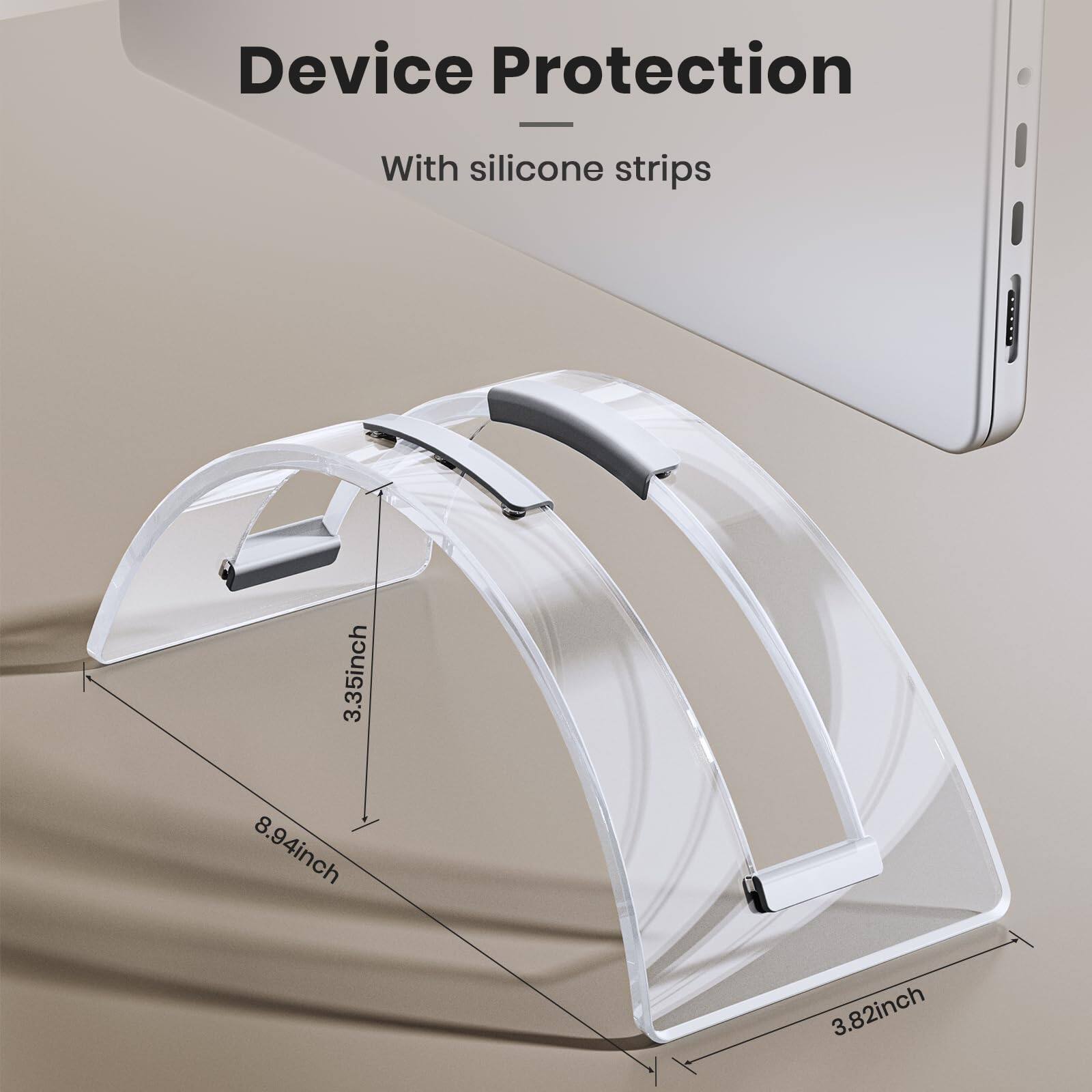 Device Protection - With silicone strips  
3.35inch  
8.94inch  
3.82inch