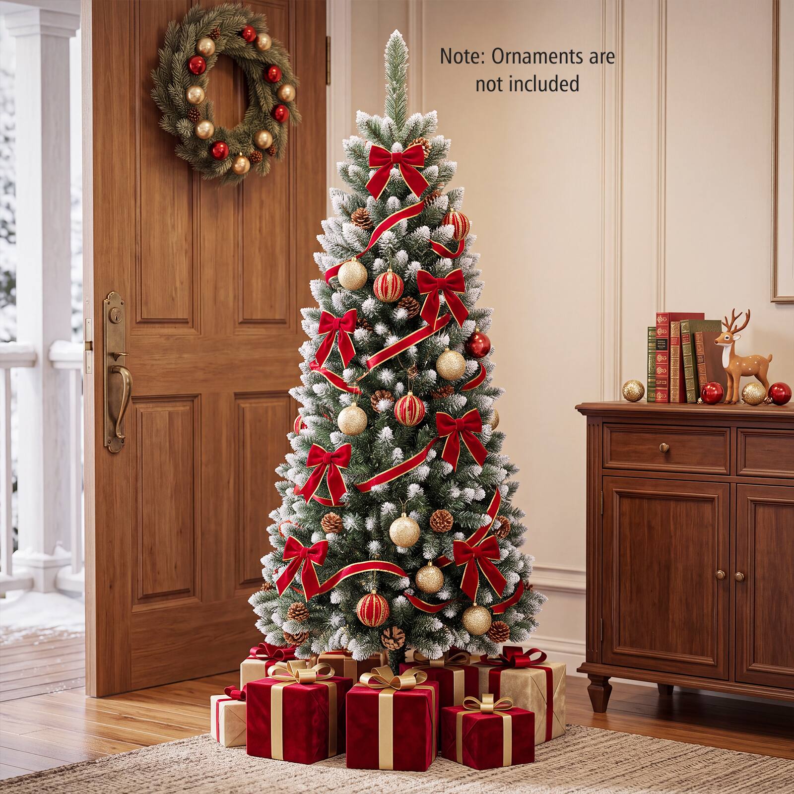 Note: Ornaments are not included