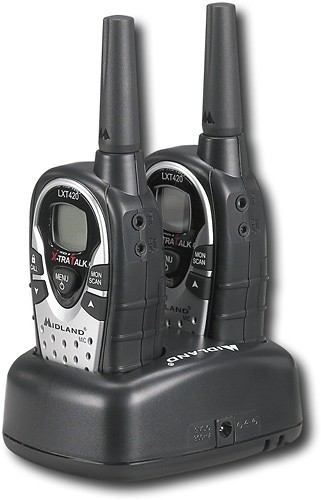 Pair Midland LXT420 16-Channel 22-Channel FRS/GMRS Two-Way Radio