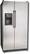 Angle Standard. GE - 25.0 Cu. Ft. Side-by-Side Refrigerator with Thru-the-Door Ice and Water - Stainless-Steel.