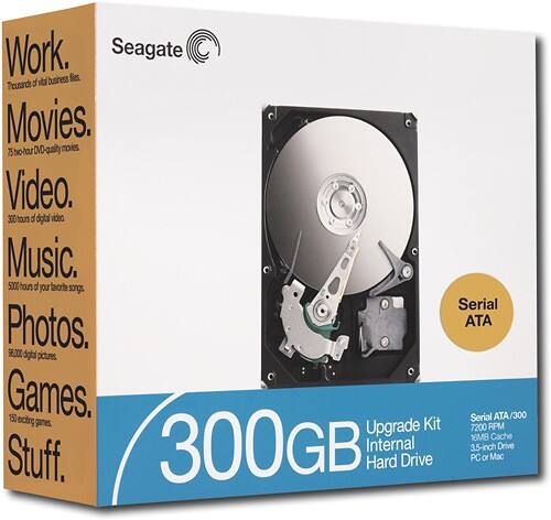 Angle Standard. Seagate - 300GB Internal Hard Drive.