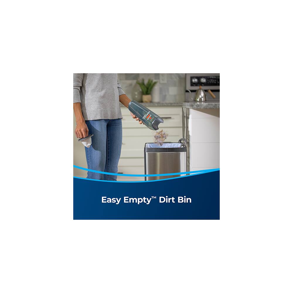Easy Empty™ Dirt Bin