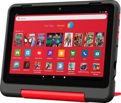 Amazon - Fire HD 8 Kids Pro tablet, ages 6-12 | 3GB memory, 8" HD screen, 13-hr battery, 32GB (2024 release) - Marvel Avengers - Front_Zoom