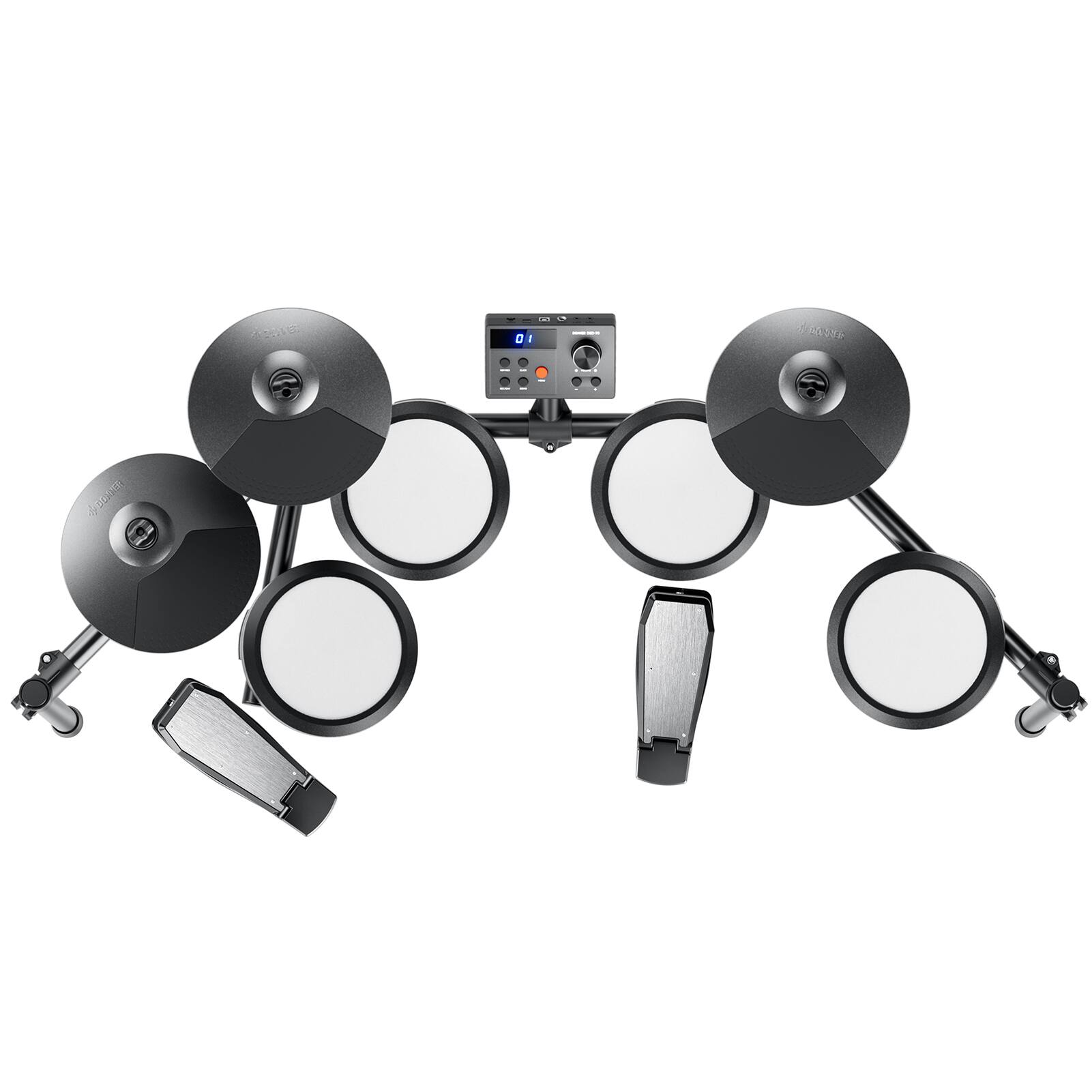 Angle. Donner music - Donner DED-70 Electronic Drum Kit for Youth.