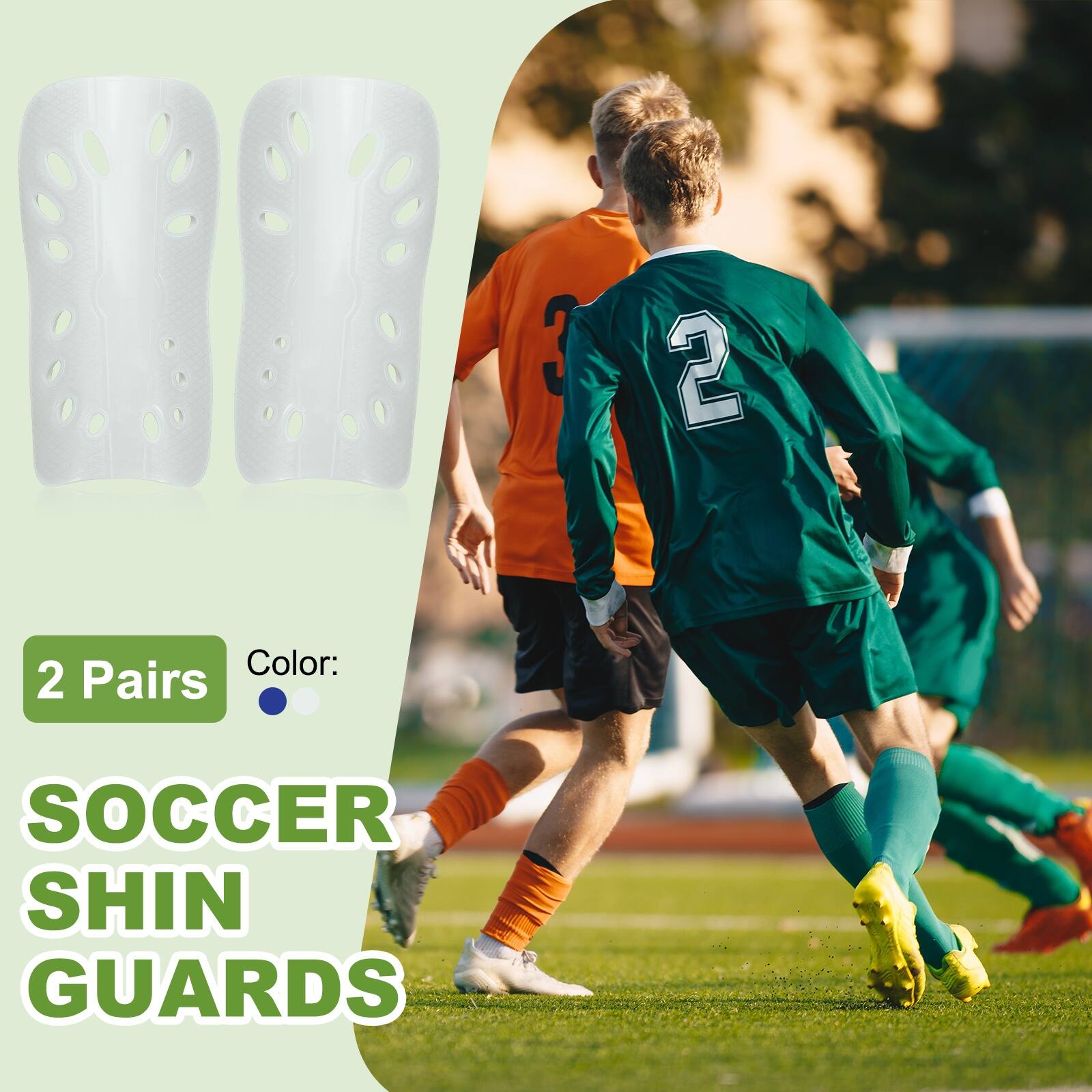 2 Pairs  
Color: 2  
SOCCER SHIN GUARDS