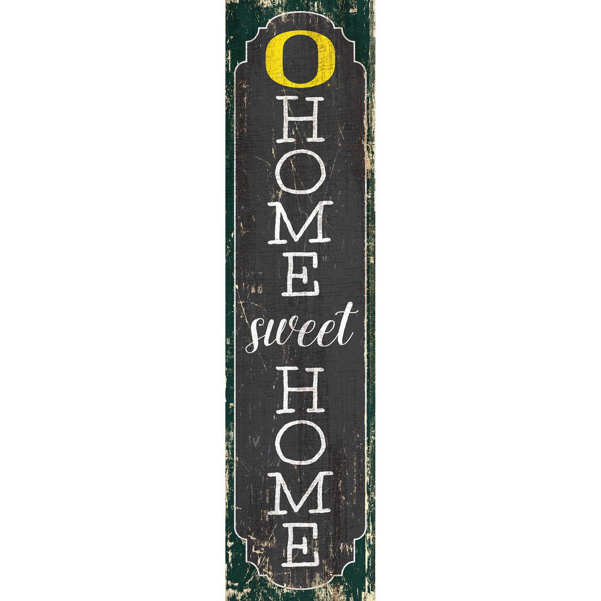 Oregon Ducks 24" Home Sweet Home Leaner Sign