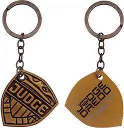 2000 AD - Limited Edition Keyring - Judge Dredd Badge - COLLECTIBLES