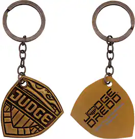PopMarket - 2000 AD - Limited Edition Keyring - Judge Dredd Badge - COLLECTIBLES - Multicolor