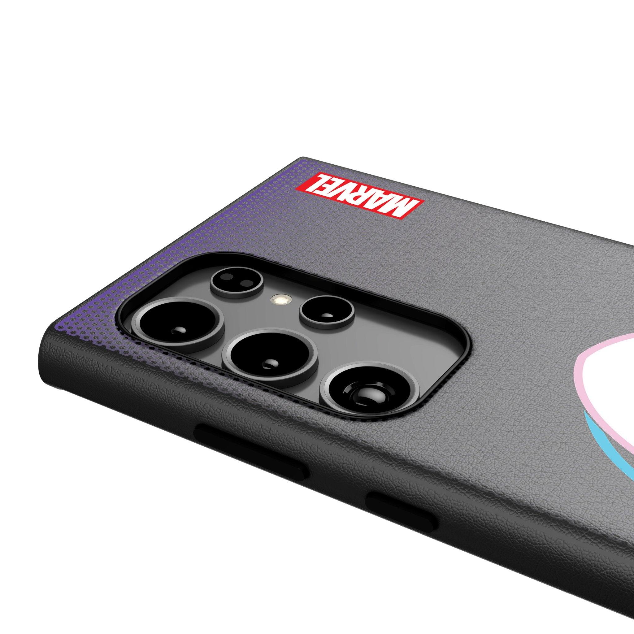 Back. Keyscaper - Marvel Grid MagSafe Compatible Phone Case - Samsung Galaxy S24 Plus - Spider-Gwen.