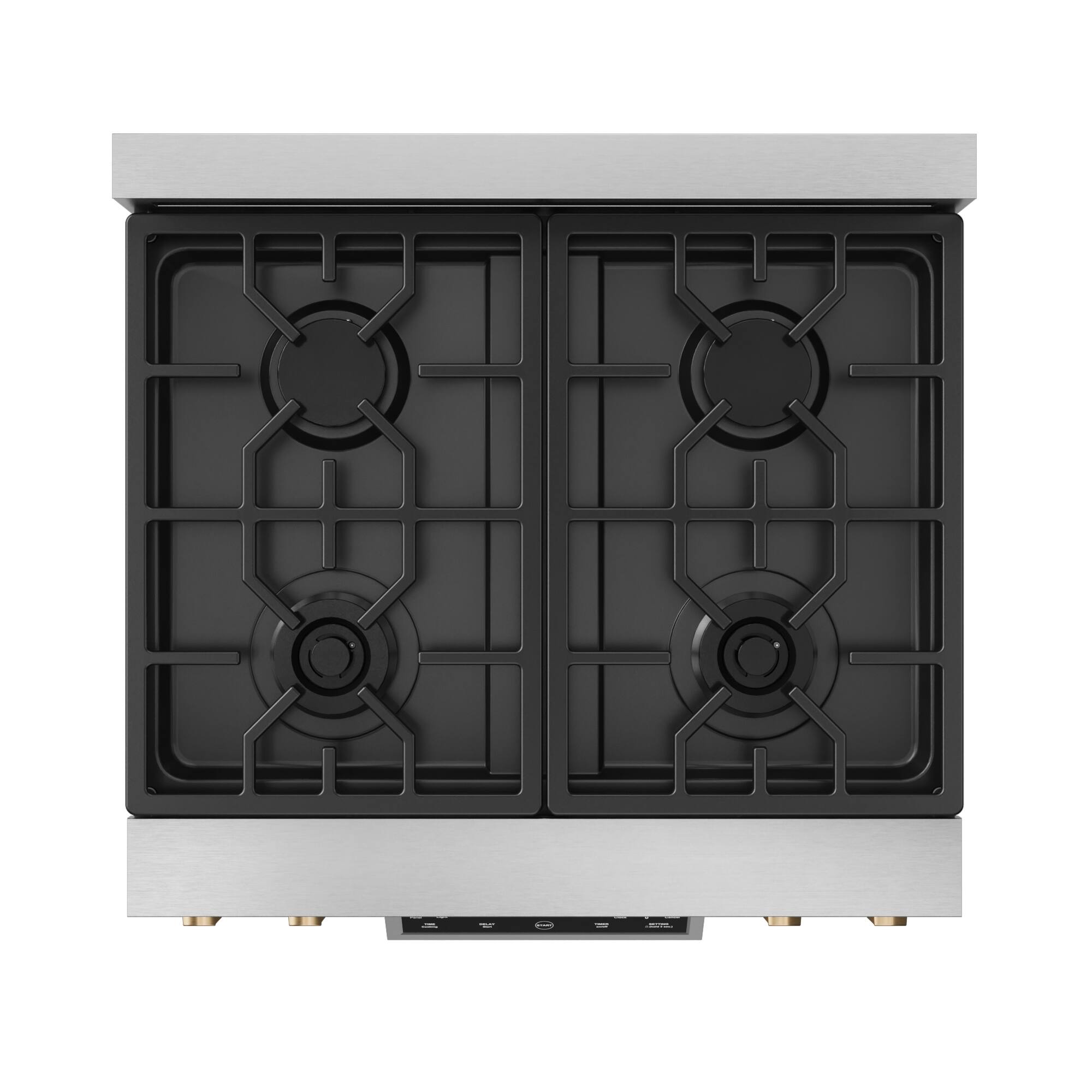 Alt View 2. Thor Kitchen - Gordon Ramsay Series by Thor Kitchen 4.55 Cu. Ft Freestanding Gas Range with Bronze Hardware - Stainless Steel.