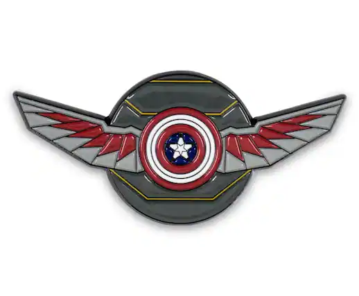 Front. Marvel - Marvel Falcon And The Winter Soldier Limited Edition Premiere Pin - Black.
