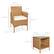 - Chair:
- Height: 32.25 in.
- Width: 21.75 in.
- Depth: 24.75 in.
- Seat Height: 17.75 in.
- Armrest Height: 20 in.
- Seat Depth: 23 in.
- Table:
- Height: 15.75 in.
- Width: 15.75 in.