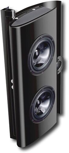 Angle Standard. Vienna Acoustics - Webern Dual 6" 2-Way Flat-Panel Speaker (Each) - Black.