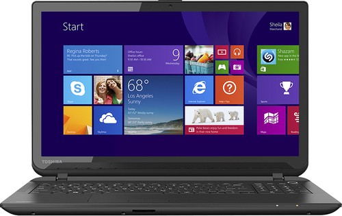  Toshiba - Satellite 15.6&quot; Touch-Screen Laptop - AMD A8-Series - 6GB Memory - 750GB Hard Drive - Jet Black