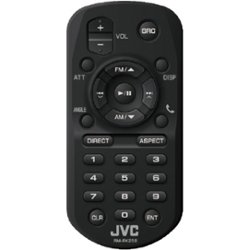 JVC - Wireless Remote for Multimedia Receivers - Black - Angle_Zoom