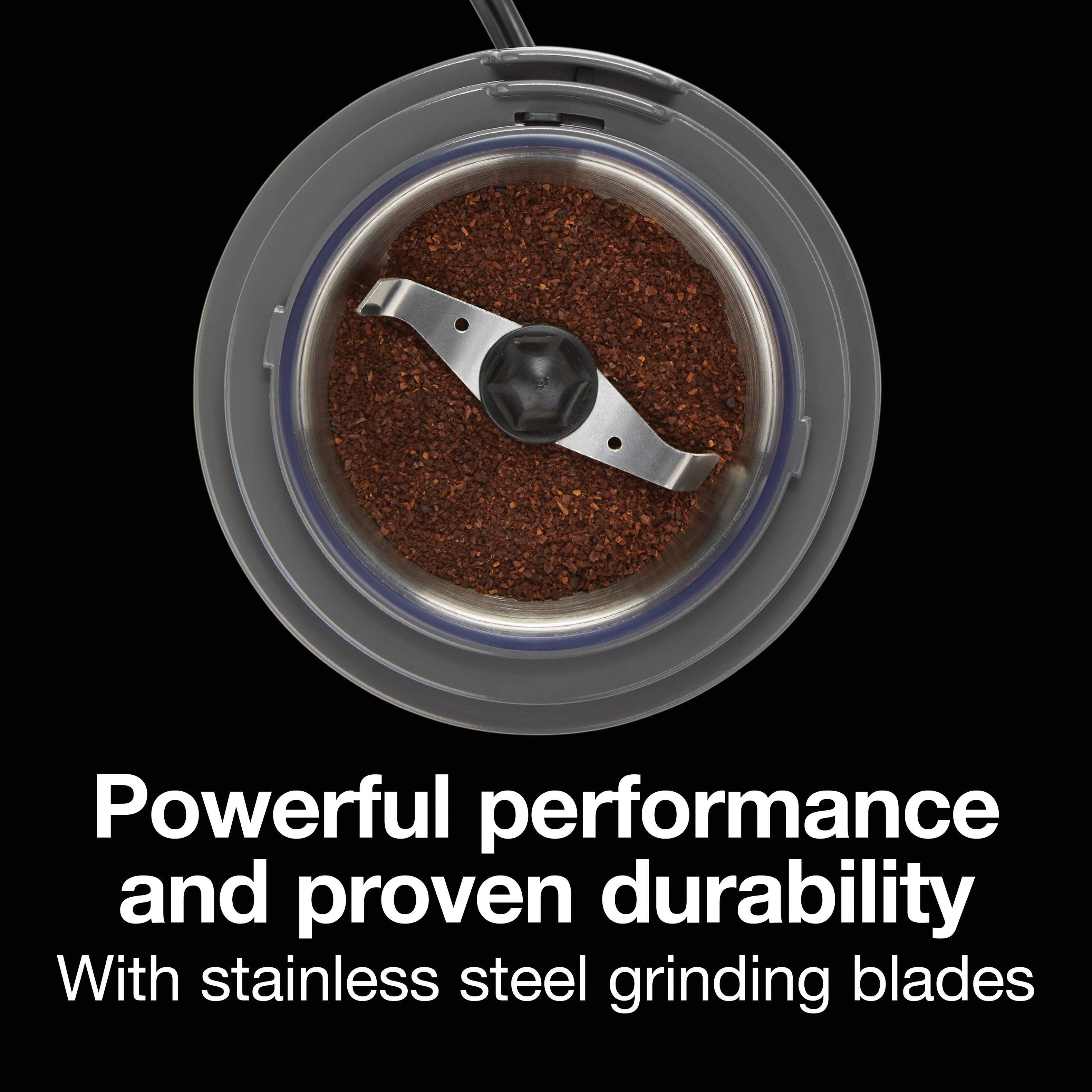 Powerful performance and proven durability  
With stainless steel grinding blades