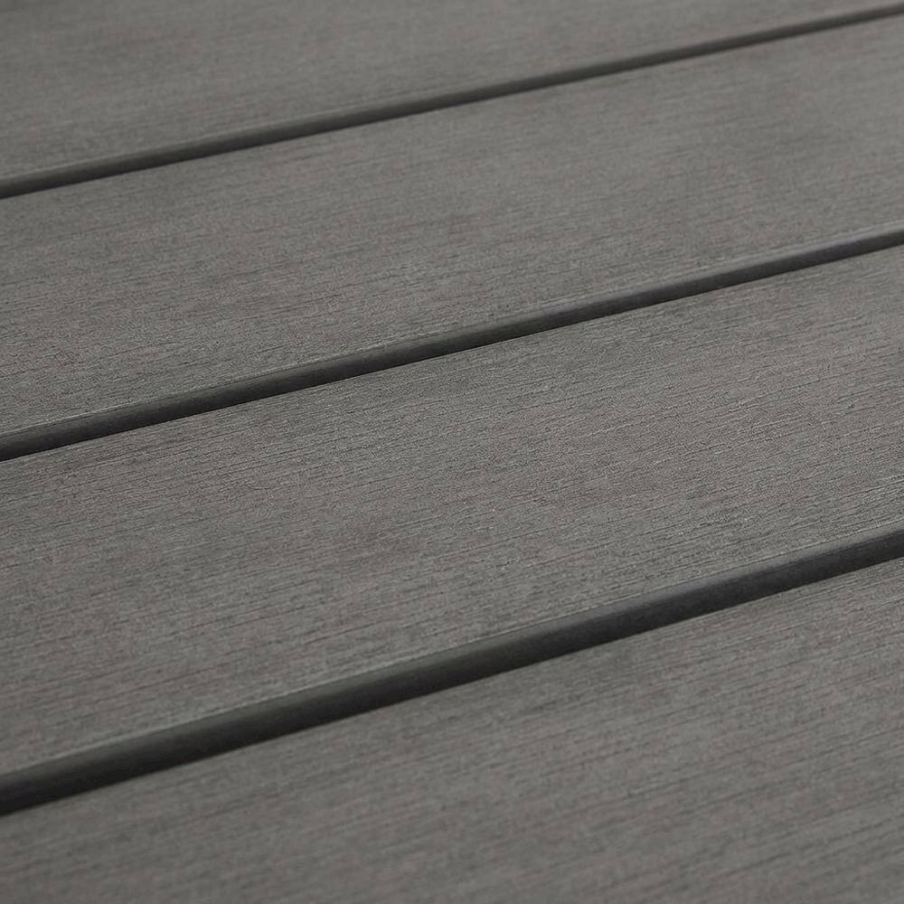 Alt View 1. Outdoor Escape - Aluminum Outdoor Bar Stool With Backrest And Lightweight Design - Gray.