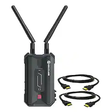 Front. HOLLYLAND - Hollyland Pyro H TX 4K HDMI Wireless Video Transmitter with 2x 6ft HDMI Cable - Black.