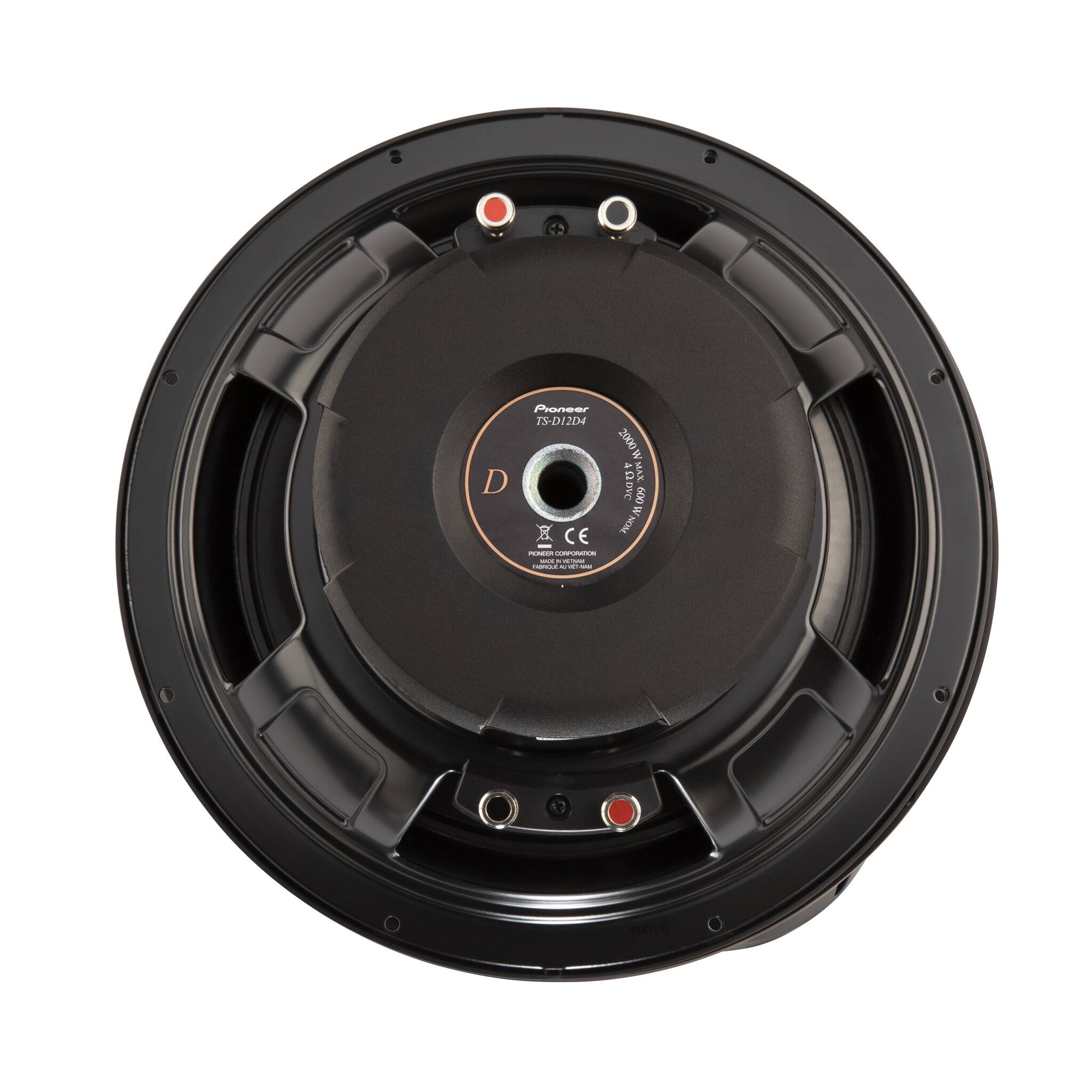 Pioneer TS-D12D4  
1S D 2000W R 4 D MAN I 009  
8 CE WNOM  
- - no - : - -