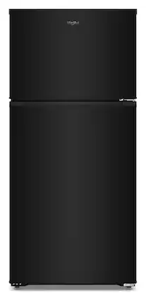 Whirlpool - 14.3 Cu. Ft. Top Freezer Refrigerator with Total Coverage Cooling - Black