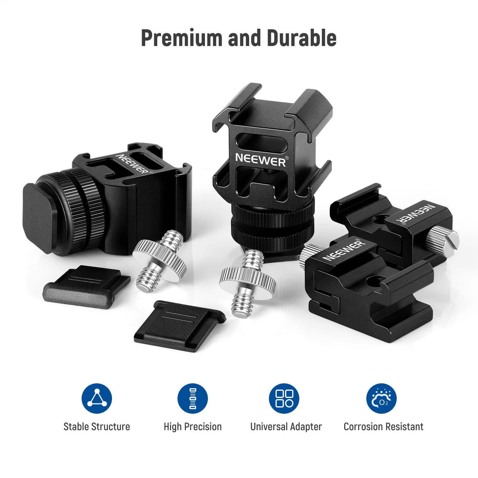 Premium and Durable

NEEWER

Stable Structure
High Precision
Universal Adapter
Corrosion Resistant