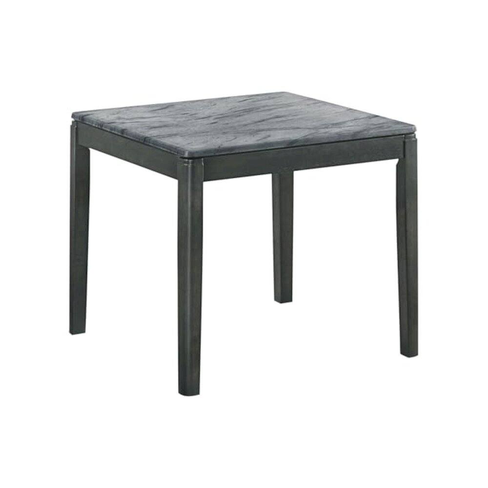 Alt View 4. Coaster Co. of America - Mozzi 2-piece Coffee and End Table Set Grey Faux Marble - Grey.