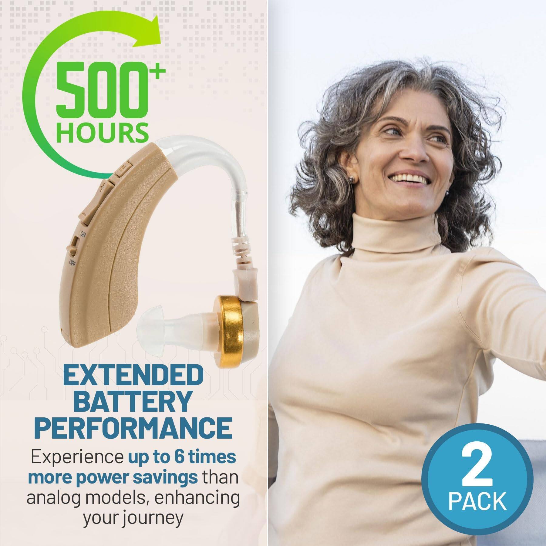 500+ HOURS

EXTENDED BATTERY PERFORMANCE

Experience up to 6 times more power savings than analog models, enhancing your journey

2 PACK