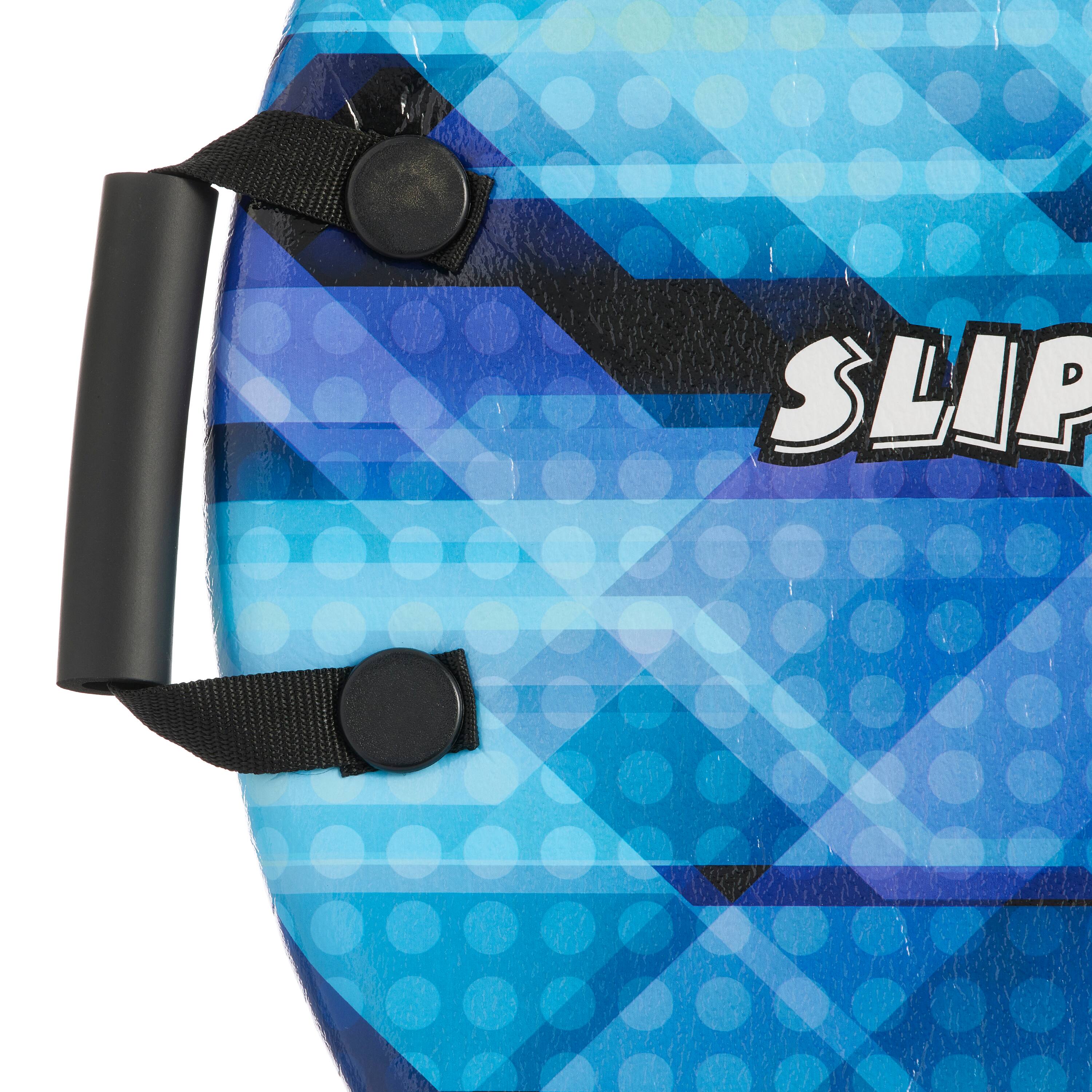 Alt View 4. Slippery Racer - Slippery Racer Downhill Zeus Kids Foam Saucer Disc Snow Sled, Midnight Hologram - Blue.