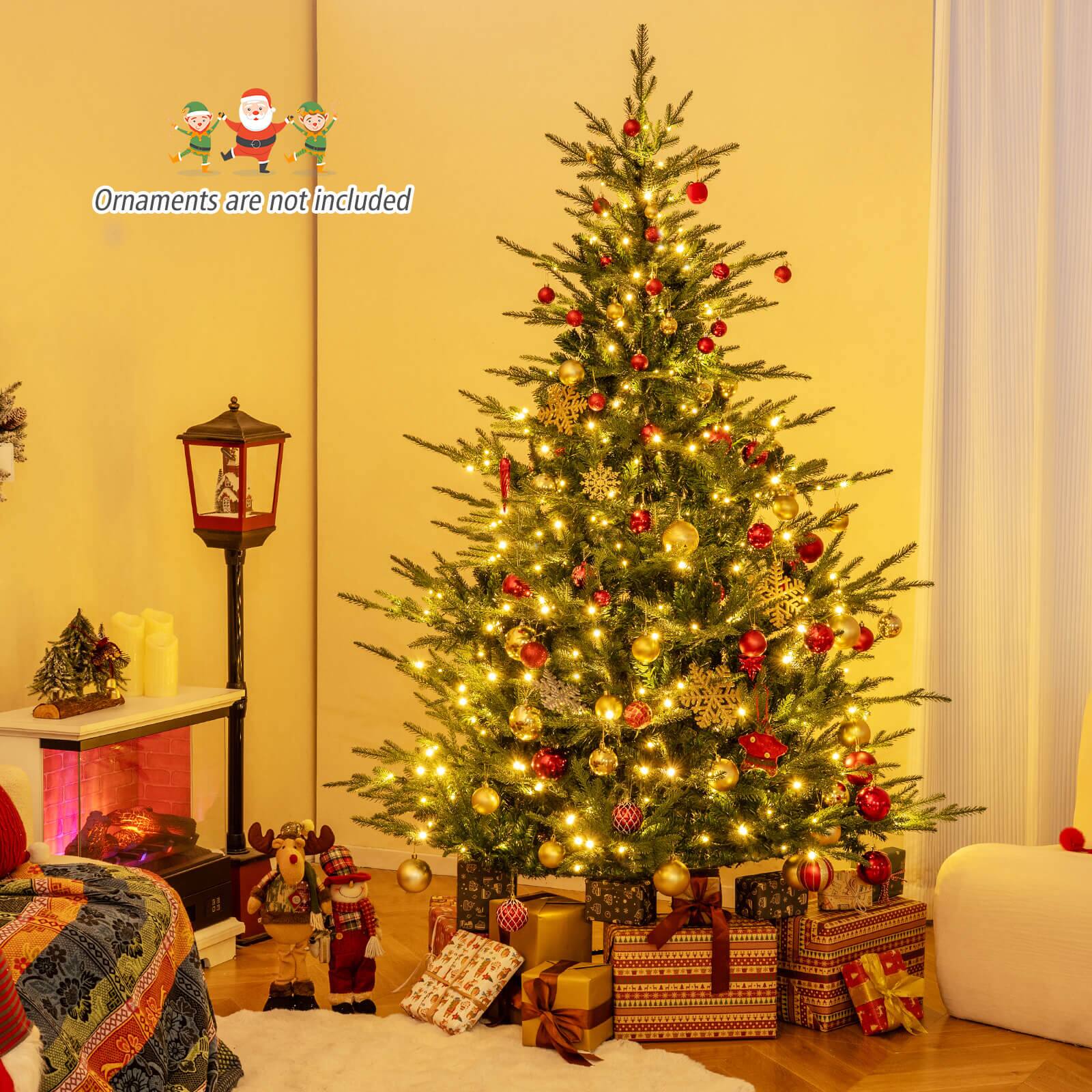 Ornaments are not included