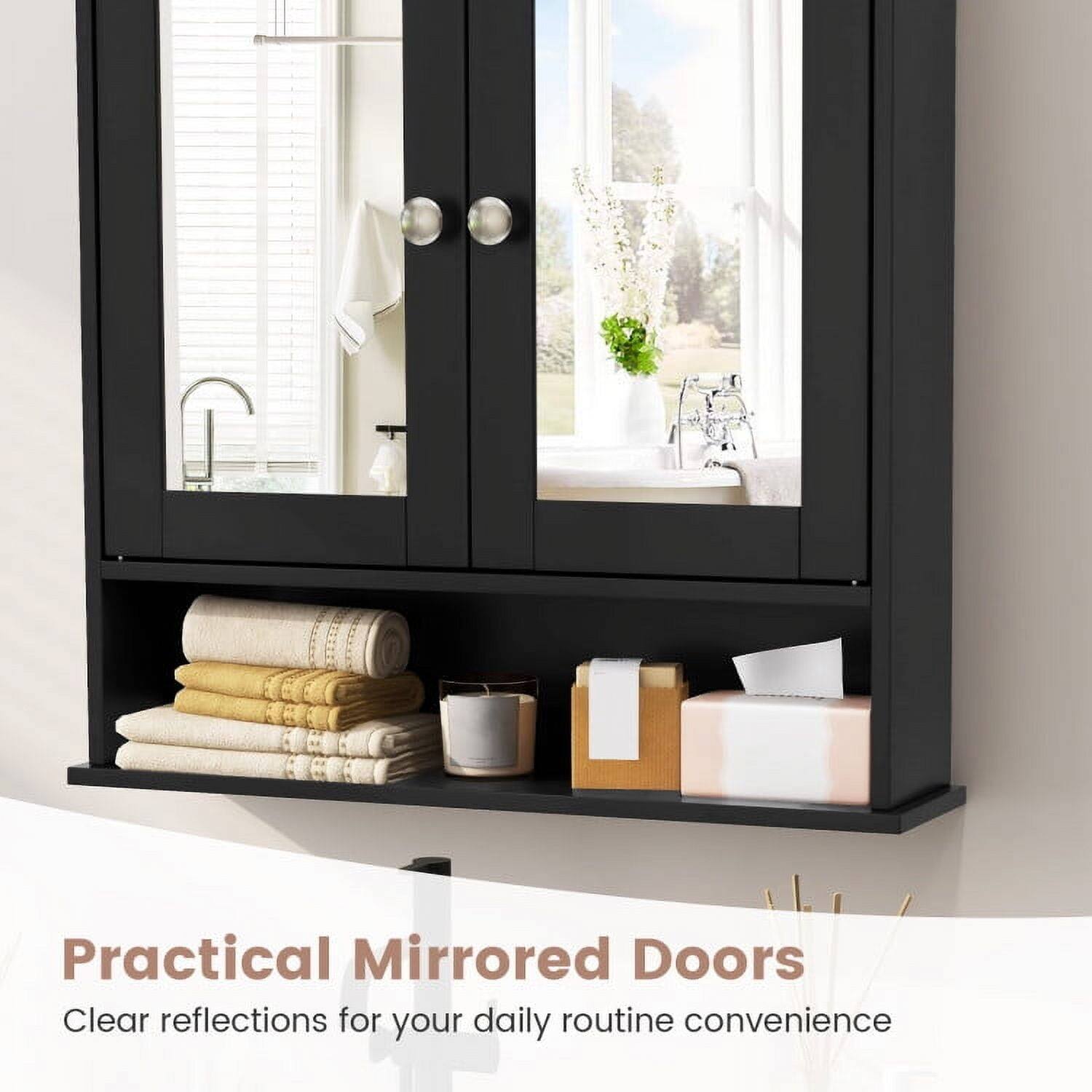 Practical Mirrored Doors  
Clear reflections for your daily routine convenience