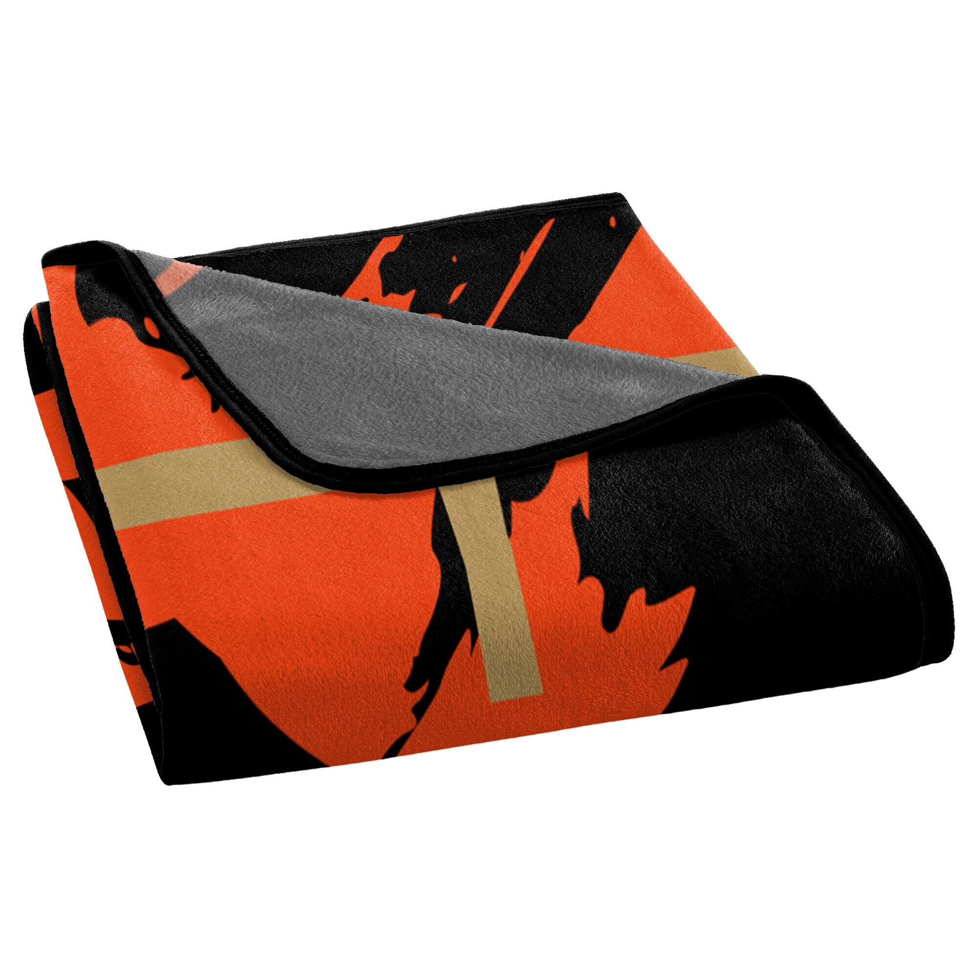 Alt View 3. Northwest - San Francisco Giants 46" x 60" Dimensional Micro Raschel Plush Throw Blanket - Black.