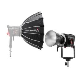 Aputure - STORM 400x Tunable White LED Monolight (Gold Mount) with 24-Inch Softbox