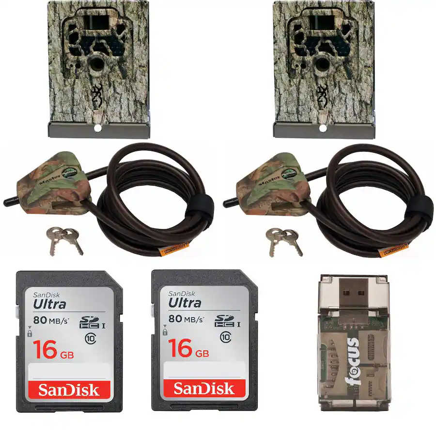 Browning Trail Cameras Security Box (2 Pack) with Python Cable Locks ...