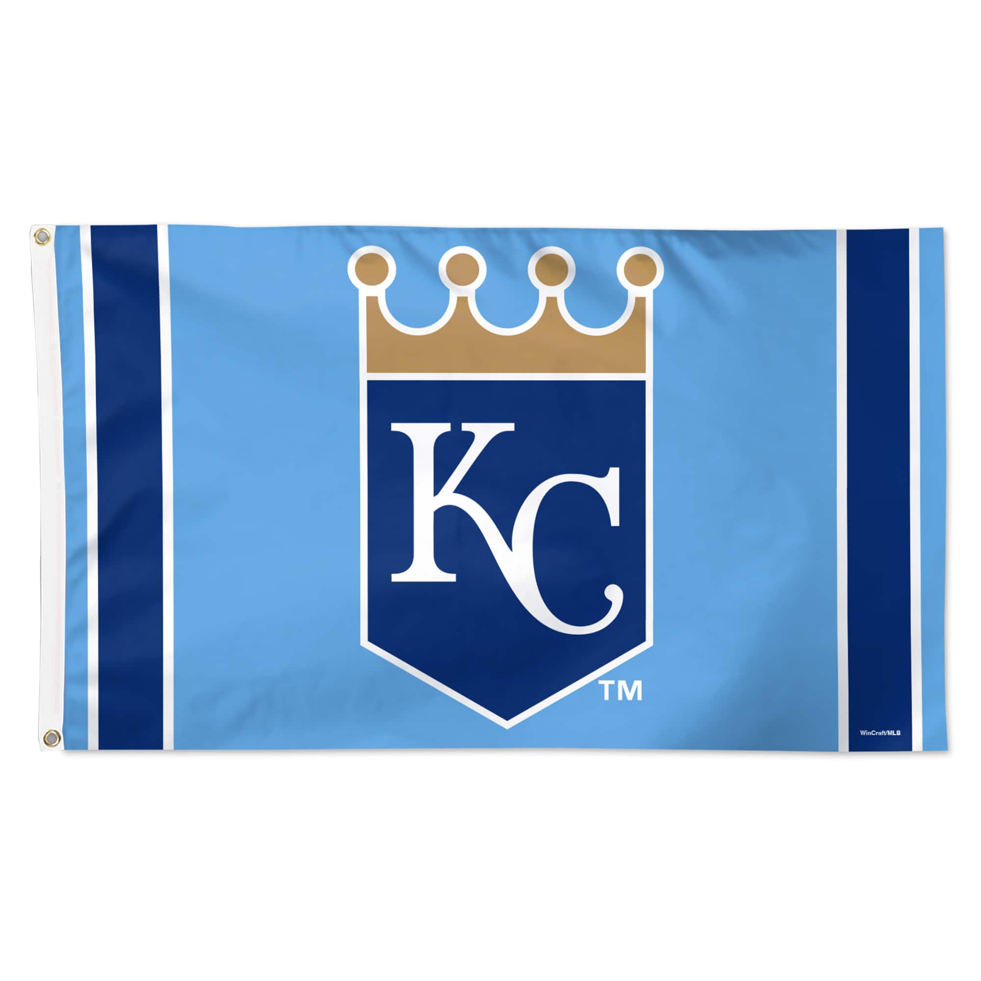 WinCraft - Kansas City Royals 3' x 5' Vertical Stripe Deluxe Single-Sided Flag - Multicolor