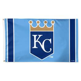 WinCraft - Kansas City Royals 3' x 5' Vertical Stripe Deluxe Single-Sided Flag - Multicolor