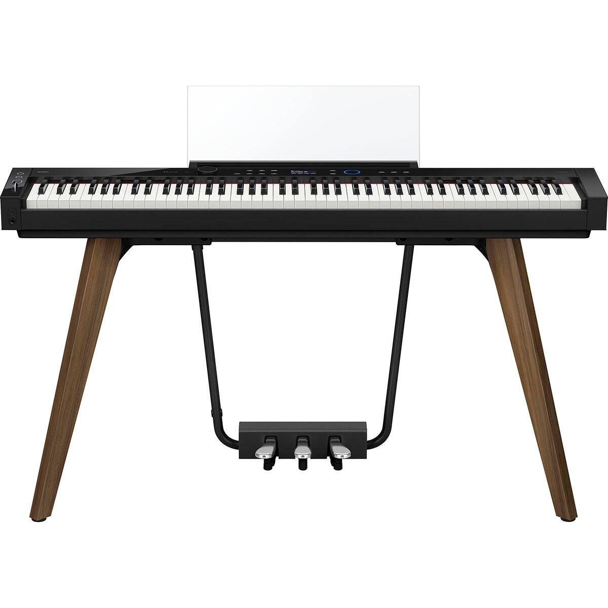 Alt View 9. Casio - Casio Privia PX-S7000 88-Key Digital Stage Piano with Stand - Black.