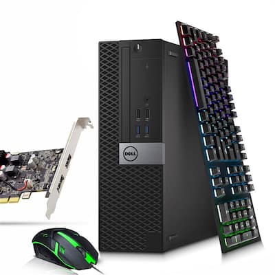 Dell Refurbished Excellent OptiPlex Gaming Desktop PC | SFF Dell Refurbished Excellent OptiPlex Gaming Desktop PC | SFF