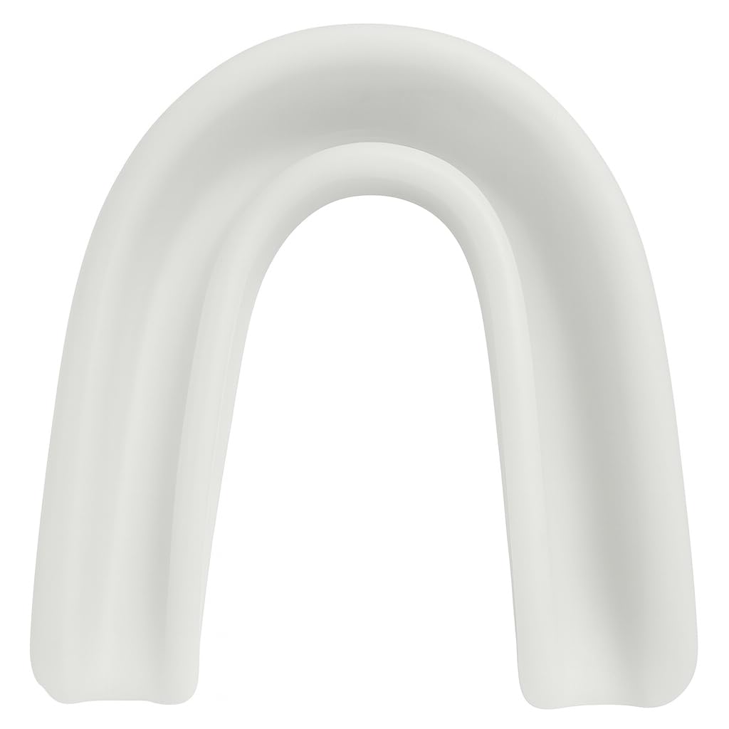 Alt View 1. Amber Sporting Goods - Breathable Boil & Bite MMA Mouth Guard for Boxing & Wrestling, Super Tough Combat Mouthpiece – White - White.