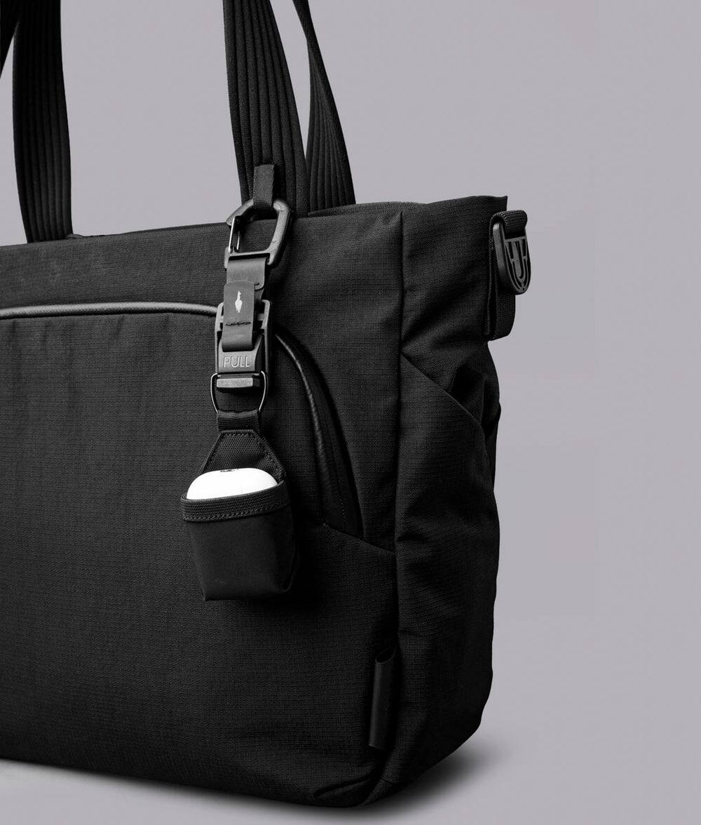 Alt View 8. ALPAKA - Bravo Tote V2 Laptop Tote for Work & Travel, Fits 14” MacBook Pro - Black Axoflux 400D.