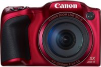 Front Zoom. Canon - PowerShot SX400 IS 16.0-Megapixel Digital Camera - Red.