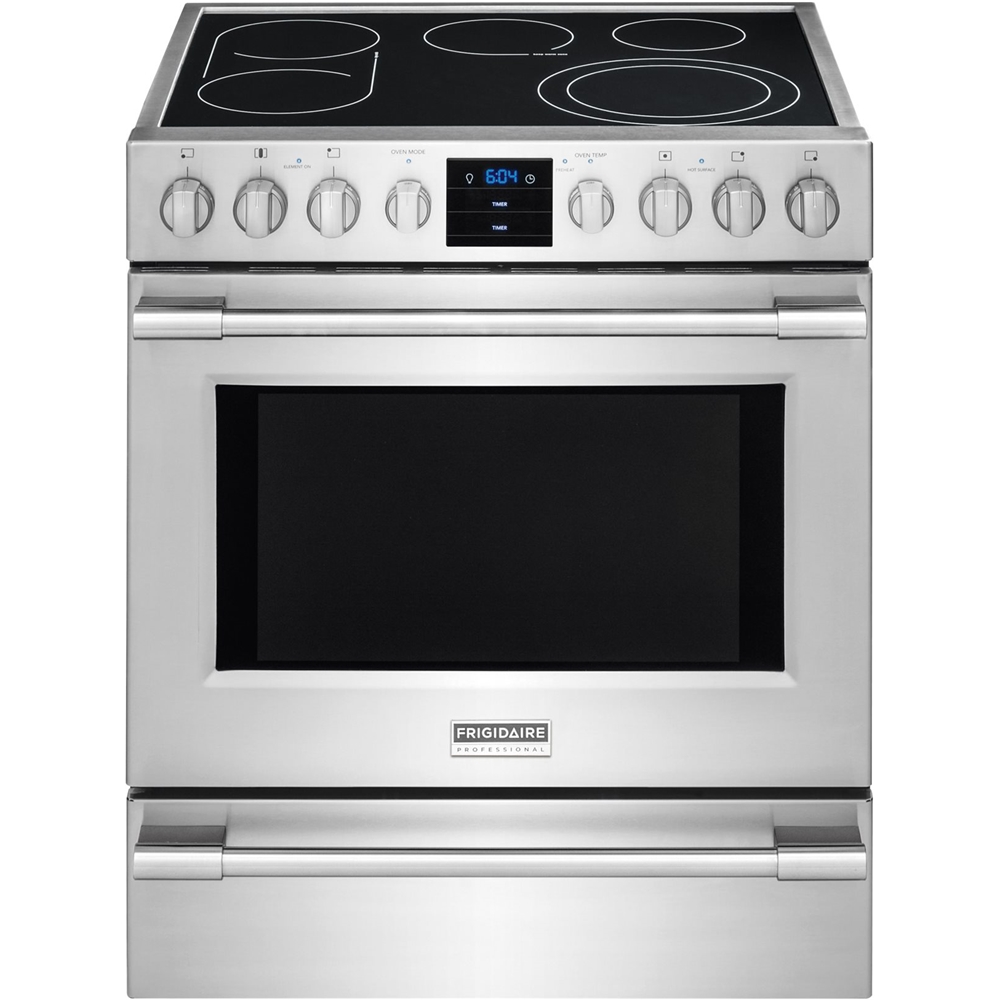 Best Buy: Frigidaire 40 Self-Cleaning Freestanding Double Oven Electric  Convection Range Stainless-Steel FPEF4085KF