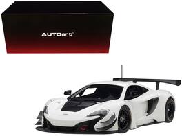 Mclaren 650S GT3 Accents 1/18 Model Car by Autoart - White With Black