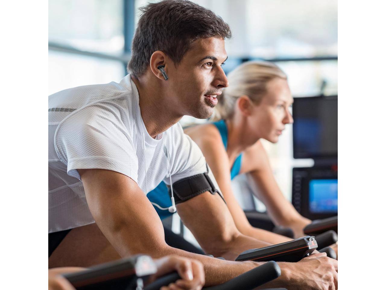 Alt View 4. Morpheus 360 - Morpheus 360 Nemesis ANC Wireless Noise Cancelling Headphones TW2750B - Bluetooth Earbuds - 30H Playtime - Stereo - 10mm - Blue.