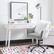 Alt View 20. Linon Home Décor - Rosita Two-Drawer Writing Desk - White.