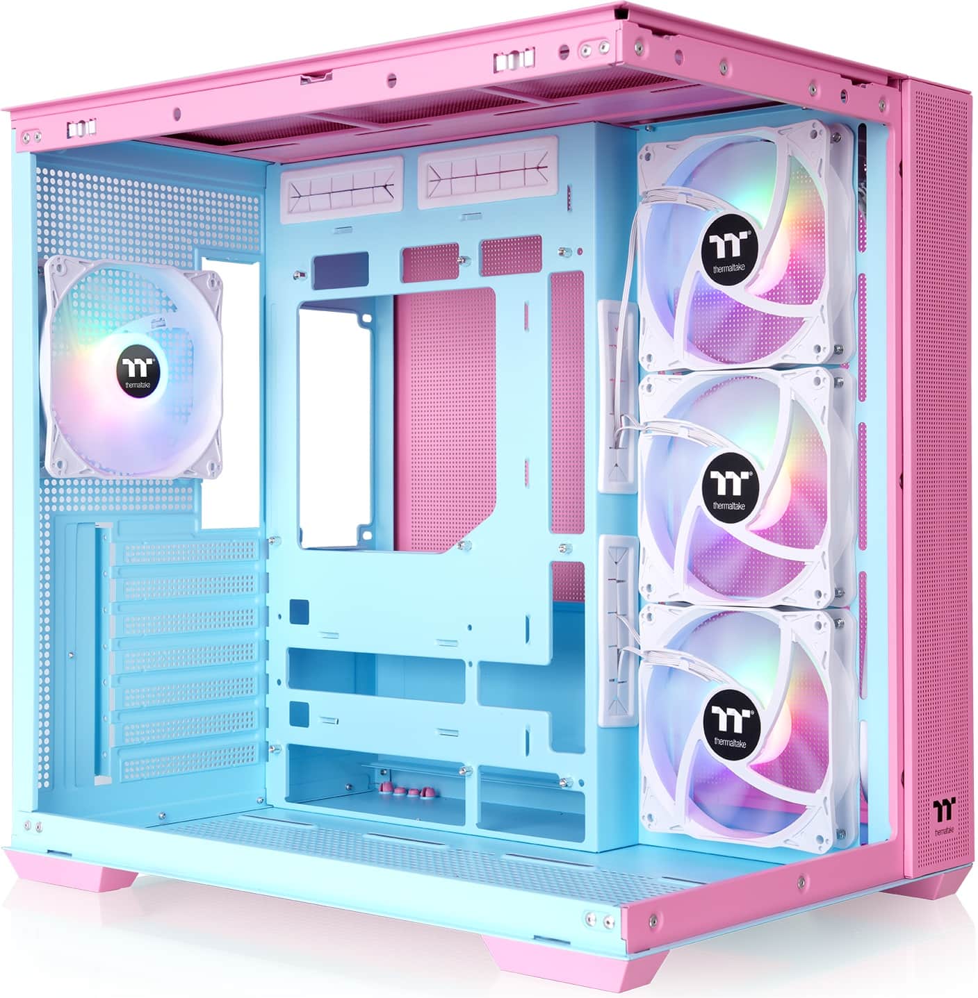 Thermaltake View 380 TG ARGB ATX Mid Tower PC Case Bubble