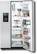 Alt View Standard 1. GE - Profile CustomStyle 24.6 Cu. Ft. Side-by-Side Refrigerator - Stainless-Steel.