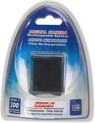 Front Standard. DigiPower - Rechargeable Lithium-Ion Battery.