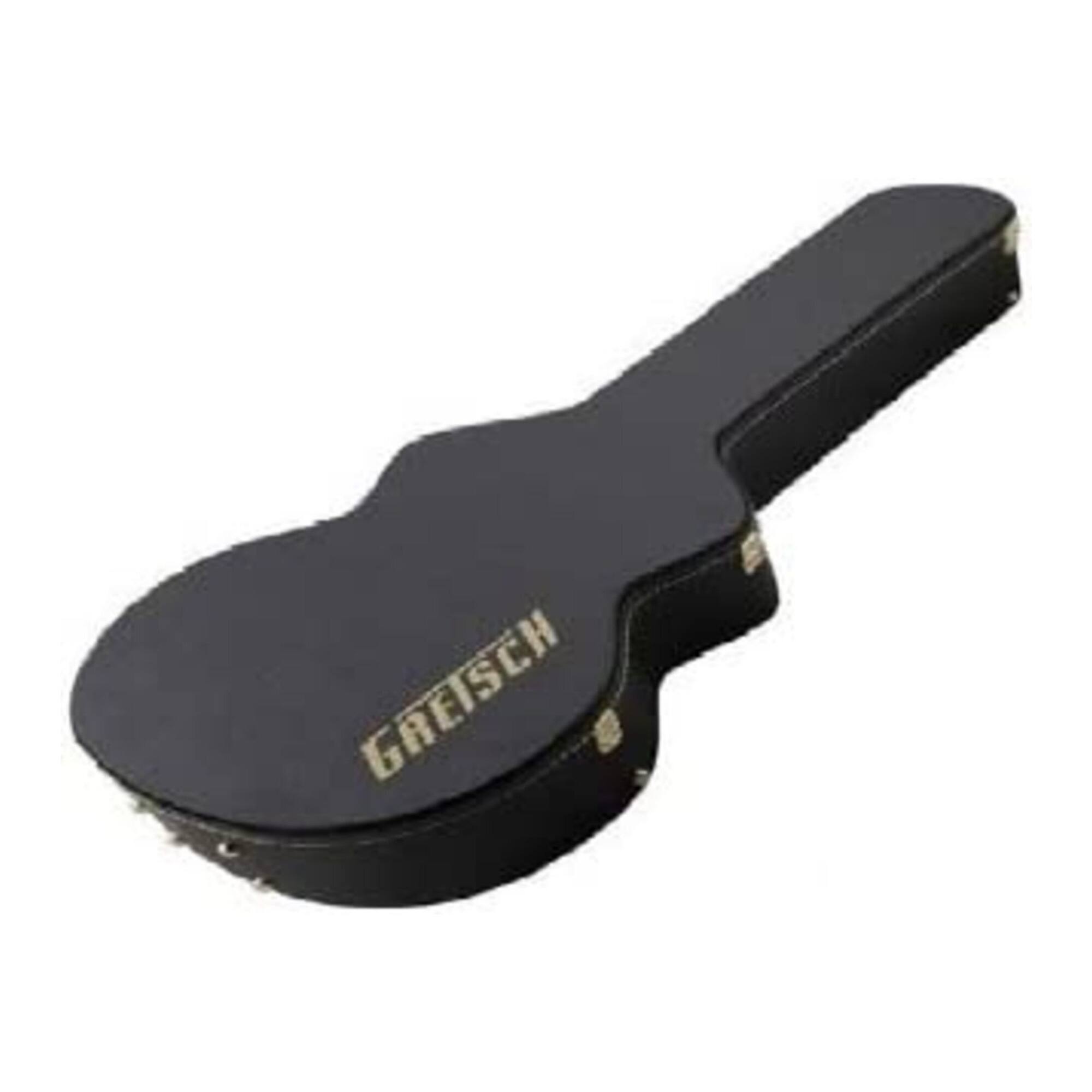Angle. Gretsch - Gretsch G6298 Flat Lid Hard Shell Case for Electromatic 12-String Guitar (Black).