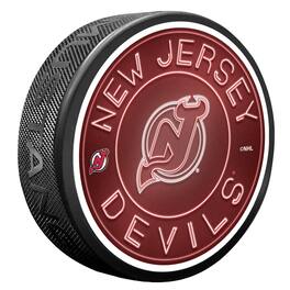 Mustang Drinkware - New Jersey Devils Neon Replicated Puck - Multicolor